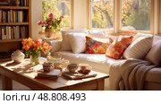 windows inside a house ai generated. Стоковое AI-изображение, AI-художник Vectorwin / Фотобанк Лори
