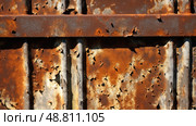 fence metal rust ai generated. Стоковое AI-изображение, AI-художник Vectorwin / Фотобанк Лори