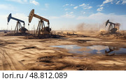 energy oil mining ai generated. Стоковое AI-изображение, AI-художник Vectorwin / Фотобанк Лори