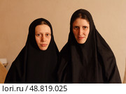Монахини Шамординской обители (2006 год). Редакционное фото, фотограф Дмитрий Неумоин / Фотобанк Лори