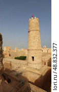 Fortress Ribat Hartem, one of the oldest and largest structures in North Africa, Monastir. Tunisia. Стоковое видео, видеограф Яков Филимонов / Фотобанк Лори
