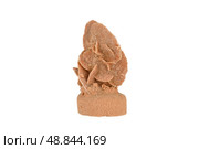 Desert rose gypsum mineral specimen on white background. Стоковое фото, фотограф Сергей Долгов / Фотобанк Лори