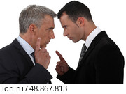Couple of executives discussing. Стоковое фото, агентство Ingram Publishing / Фотобанк Лори