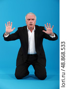 Trapped businessman. Стоковое фото, агентство Ingram Publishing / Фотобанк Лори