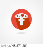 mushroom icon. Стоковая иллюстрация, агентство Ingram Publishing / Фотобанк Лори