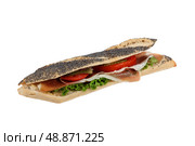 Ham sandwich. Стоковое фото, агентство Ingram Publishing / Фотобанк Лори