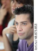 Man in conference. Стоковое фото, агентство Ingram Publishing / Фотобанк Лори