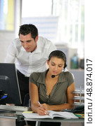 Director and Secretary. Стоковое фото, агентство Ingram Publishing / Фотобанк Лори