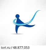 Rhythmic gymnastics icon. Стоковая иллюстрация, агентство Ingram Publishing / Фотобанк Лори