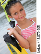 Woman enjoys watersports. Стоковое фото, агентство Ingram Publishing / Фотобанк Лори