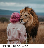 Любовь. Стоковое AI-изображение, AI-художник Genrich Shum / Фотобанк Лори