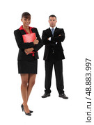 Ambitious young business couple. Стоковое фото, агентство Ingram Publishing / Фотобанк Лори