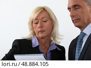 Portrait of two executives. Стоковое фото, агентство Ingram Publishing / Фотобанк Лори