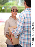 Package Delivery. Стоковое фото, агентство Ingram Publishing / Фотобанк Лори