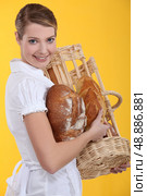 Portrait of a baker. Стоковое фото, агентство Ingram Publishing / Фотобанк Лори