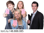 Passed driving test. Стоковое фото, агентство Ingram Publishing / Фотобанк Лори