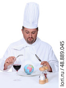 I’m not sure it’s gonna taste good. Стоковое фото, агентство Ingram Publishing / Фотобанк Лори