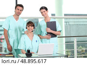 Two nurses. Стоковое фото, агентство Ingram Publishing / Фотобанк Лори