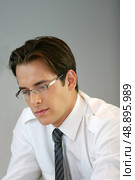 Intelligent businessman. Стоковое фото, агентство Ingram Publishing / Фотобанк Лори