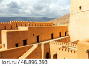Nizwa fort - most popular fort in the Sultanate of Oman. Стоковое фото, фотограф Евгений Ткачёв / Фотобанк Лори