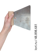 Hand holding a spreader. Стоковое фото, агентство Ingram Publishing / Фотобанк Лори