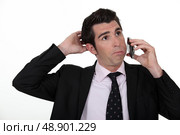Man on the phone. Стоковое фото, агентство Ingram Publishing / Фотобанк Лори