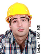 Construction worker. Стоковое фото, агентство Ingram Publishing / Фотобанк Лори