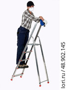 Tradeswoman. Стоковое фото, агентство Ingram Publishing / Фотобанк Лори