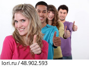 Young group of people. Стоковое фото, агентство Ingram Publishing / Фотобанк Лори