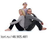 Parents and daughter. Стоковое фото, агентство Ingram Publishing / Фотобанк Лори