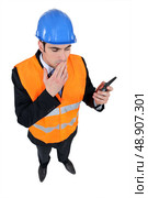 Traffic controller. Стоковое фото, агентство Ingram Publishing / Фотобанк Лори
