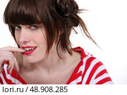 Funky young woman. Стоковое фото, агентство Ingram Publishing / Фотобанк Лори