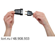 Socket and extension. Стоковое фото, агентство Ingram Publishing / Фотобанк Лори