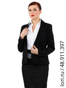 portrait of beauteous businesswoman. Стоковое фото, агентство Ingram Publishing / Фотобанк Лори
