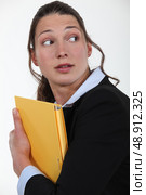 Worried woman. Стоковое фото, агентство Ingram Publishing / Фотобанк Лори