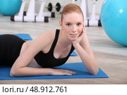 Young gymnast. Стоковое фото, агентство Ingram Publishing / Фотобанк Лори