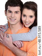 Young attractive couple. Стоковое фото, агентство Ingram Publishing / Фотобанк Лори