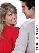 Couple hugging. Стоковое фото, агентство Ingram Publishing / Фотобанк Лори