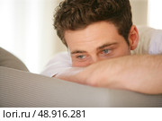 Man worrying about his problems. Стоковое фото, агентство Ingram Publishing / Фотобанк Лори