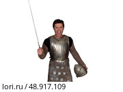 Man dressed as a knight. Стоковое фото, агентство Ingram Publishing / Фотобанк Лори