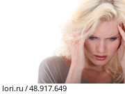 Woman questioning herself. Стоковое фото, агентство Ingram Publishing / Фотобанк Лори