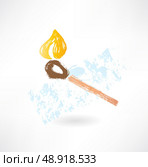 match grunge icon. Стоковая иллюстрация, агентство Ingram Publishing / Фотобанк Лори