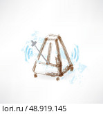 metronome grunge icon. Стоковая иллюстрация, агентство Ingram Publishing / Фотобанк Лори