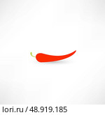 Red hot chilly pepper. Стоковая иллюстрация, агентство Ingram Publishing / Фотобанк Лори