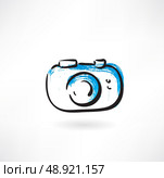 photo camera grunge icon. Стоковая иллюстрация, агентство Ingram Publishing / Фотобанк Лори