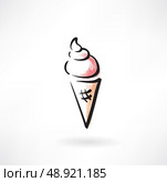 ice-cream grunge icon. Стоковая иллюстрация, агентство Ingram Publishing / Фотобанк Лори