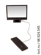 Personal computer isolated on the white background. Стоковое фото, агентство Ingram Publishing / Фотобанк Лори