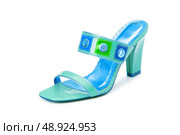 Female shoes on white background. Стоковое фото, агентство Ingram Publishing / Фотобанк Лори