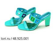 Female shoes on white background. Стоковое фото, агентство Ingram Publishing / Фотобанк Лори