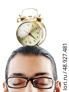 Concept with businessman missing deadline. Стоковое фото, агентство Ingram Publishing / Фотобанк Лори